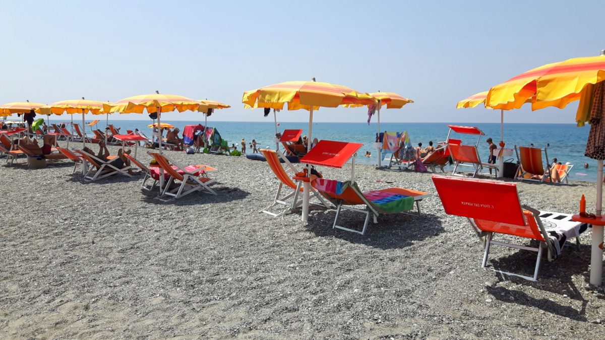 Beach near La Grima in Falerna Marina